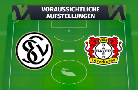 SV Elversberg - Bayer Leverkusen: Voraussichtliche Aufstellungen