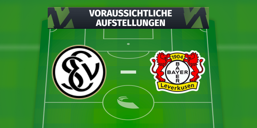 SV Elversberg - Bayer Leverkusen: Voraussichtliche Aufstellungen
