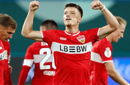 Im DFB-Pokal einer der Gewinner beim VfB Stuttgart