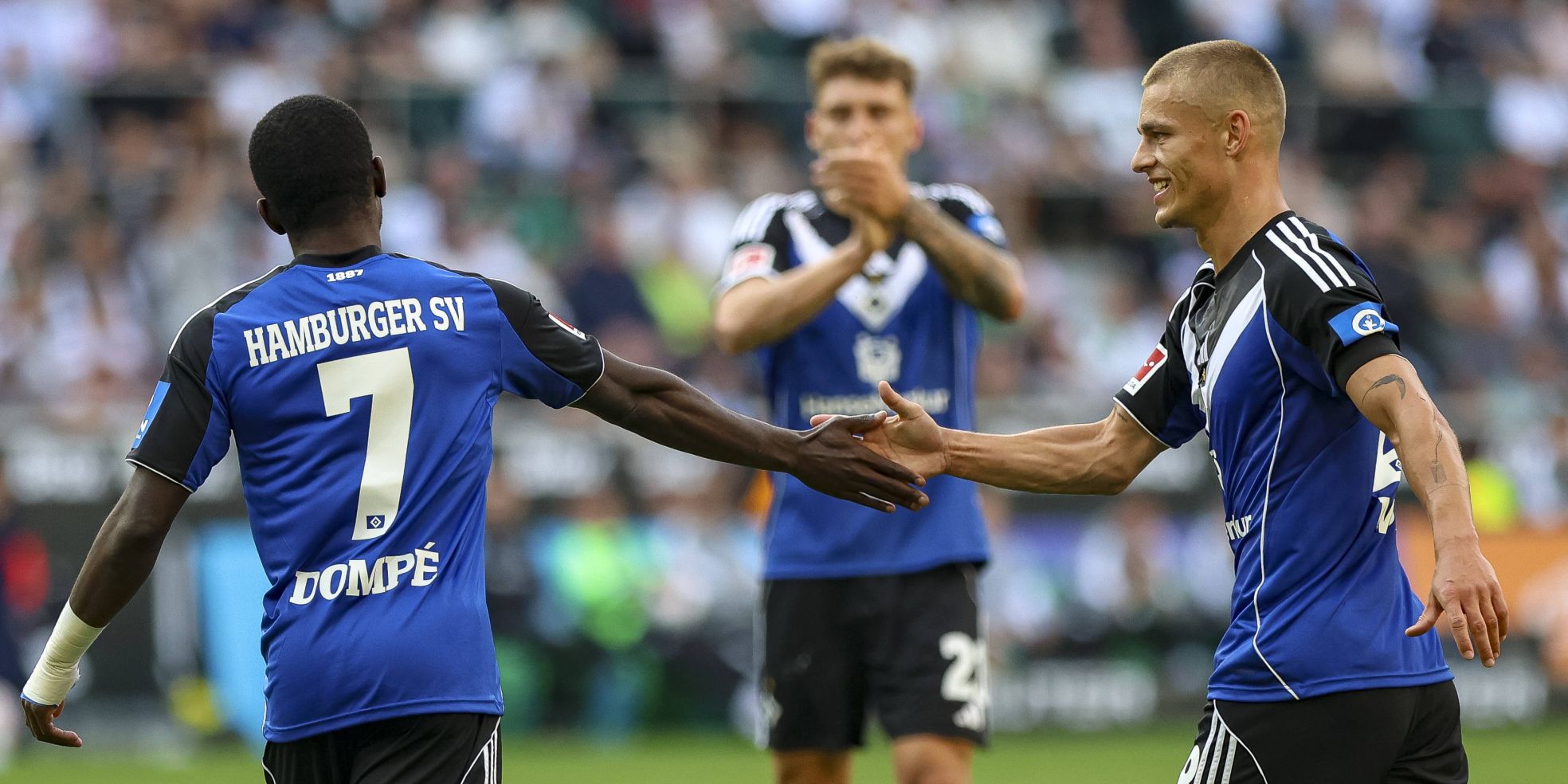 HSV: Jean-Luc Dompe und Miro Muheim