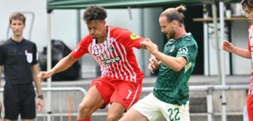 Derry Scherhant im Test gegen die SpVgg Greuther Fürth.