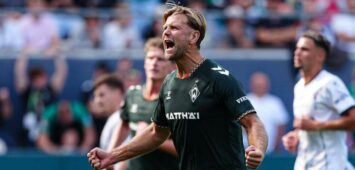 Niclas Füllkrug beim DFB-Pokalspiel gegen den Lüneburger SK Hansa.