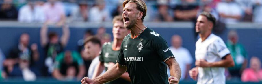 Niclas Füllkrug beim DFB-Pokalspiel gegen den Lüneburger SK Hansa.