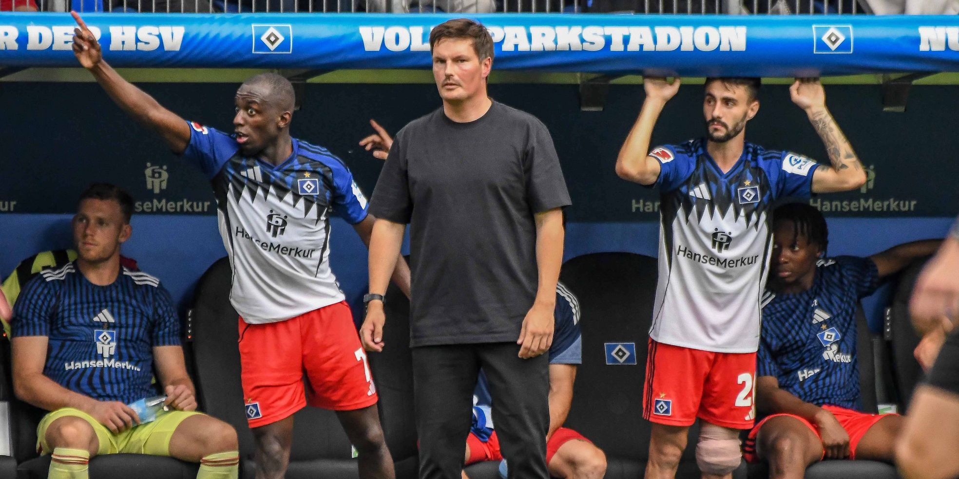 HSV: Jean-Luc Dompe, Merlin Polzin, Fabio Vieira