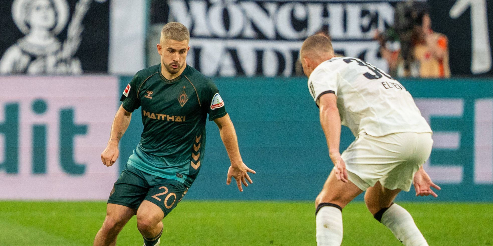 Romano Schmid von Werder Bremen gegen Gladbach