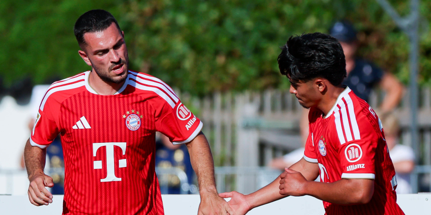 Transfergerücht beim SV Werder Bremen: Arijon Ibrahimovic vom FC Bayern München (l.)