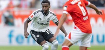 1. FSV Mainz 05 - Eintracht Frankfurt, 1. FBL Noel Aseko Eintracht Frankfurt, 15 vor Kaishu Sano 1. FSV Mainz 05, 6. Bundesligaspiel zwischen dem 1. FSV Mainz 05 und Eintracht Frankfurt am 12. September 2026 in der MEWA Arena in Mainz., Mainz Rheinland-Pfalz Deutschland MEWA Arena *** 1 FSV Mainz 05 vs. Eintracht Frankfurt, 1 FBL Noel Aseko Eintracht Frankfurt, 15 Kaishu Sano 1 FSV Mainz 05, 6 Bundesliga match between 1. FSV Mainz 05 and Eintracht Frankfurt on September 12, 2026, at the MEWA Arena in Mainz, Mainz, Rhineland-Palatinate, Germany, MEWA Arena