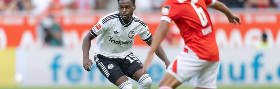 1. FSV Mainz 05 - Eintracht Frankfurt, 1. FBL Noel Aseko Eintracht Frankfurt, 15 vor Kaishu Sano 1. FSV Mainz 05, 6. Bundesligaspiel zwischen dem 1. FSV Mainz 05 und Eintracht Frankfurt am 12. September 2026 in der MEWA Arena in Mainz., Mainz Rheinland-Pfalz Deutschland MEWA Arena *** 1 FSV Mainz 05 vs. Eintracht Frankfurt, 1 FBL Noel Aseko Eintracht Frankfurt, 15 Kaishu Sano 1 FSV Mainz 05, 6 Bundesliga match between 1. FSV Mainz 05 and Eintracht Frankfurt on September 12, 2026, at the MEWA Arena in Mainz, Mainz, Rhineland-Palatinate, Germany, MEWA Arena