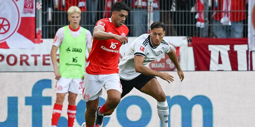 Nadiem Amiri (Mainz 05) und Younes Ebnoutalib (Eintracht Frankfurt) besitzen unterschiedliche Perspektiven