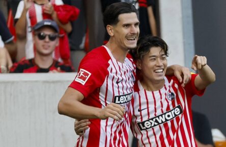 Erfolgreich mit dem SC Freiburg: Igor Matanovic und Yuito Suzuki