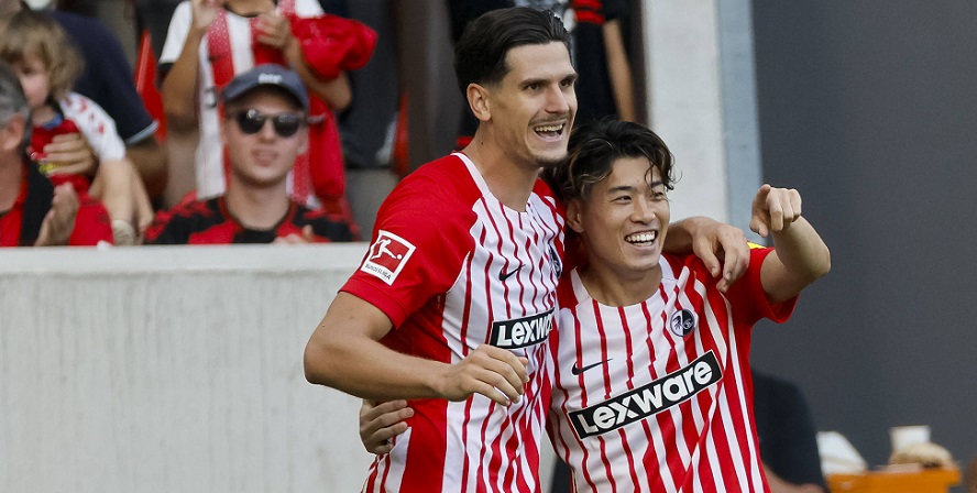 Erfolgreich mit dem SC Freiburg: Igor Matanovic und Yuito Suzuki