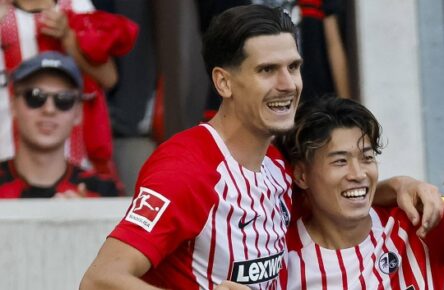 Erfolgreich mit dem SC Freiburg: Igor Matanovic und Yuito Suzuki