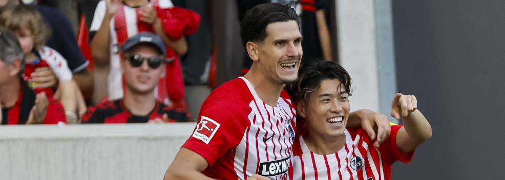 Erfolgreich mit dem SC Freiburg: Igor Matanovic und Yuito Suzuki