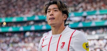 Deutschland: Fussball Bundesliga 2026 - 2027, 4. Spieltag - Eintracht Frankfurt vs SC Freiburg - Deutsche-Bank-Park Frankfurt: Yuito Suzuki SC Freiburg, 14 Mimik, Gesichtsausdruck, Emotion *** German Soccer Bundesliga 20262027, Matchday 4: Eintracht Frankfurt vs. SC Freiburg at Deutsche Bank Park, Frankfurt Yuito Suzuki SC Freiburg, 14: facial expressions, emotions Copyright: xJOERANxSTEINSIEKx