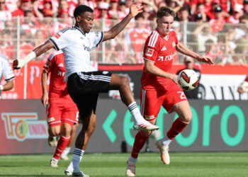 Michel Aebischer bei seiner Bundesliga-Premiere für Union Berlin.