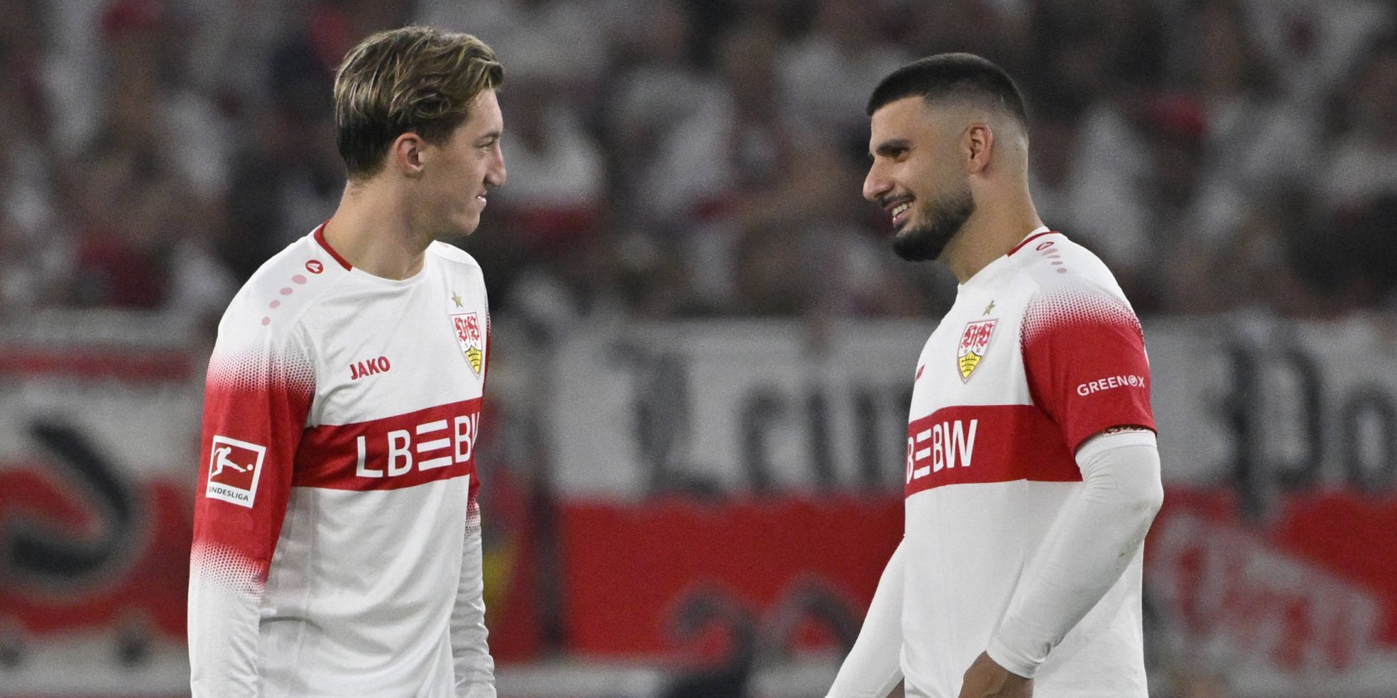 Angelo Stiller und Deniz Undav vom VfB Stuttgart