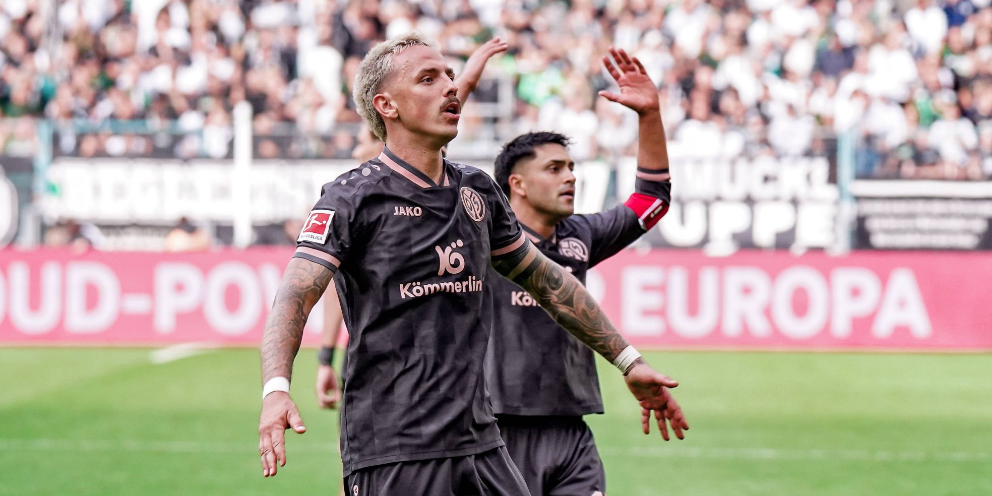 Phillip Tietz und Nadiem Amiri vom FSV Mainz 05