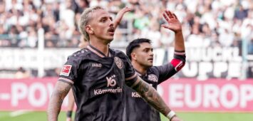 Phillip Tietz und Nadiem Amiri von Mainz 05