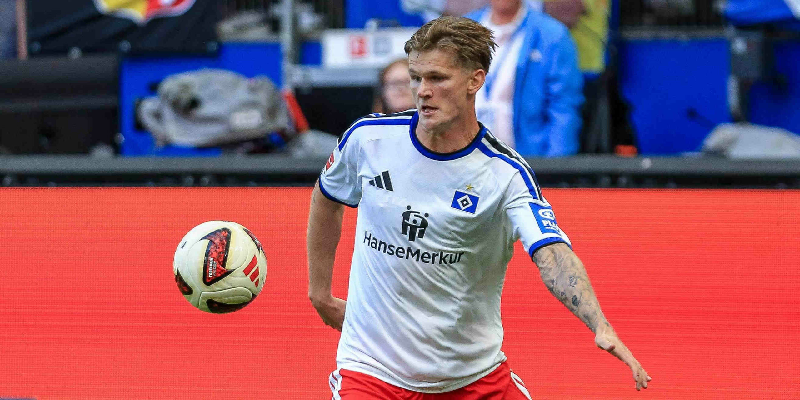 David Möller Wolfe bei seinem HSV-Debüt.