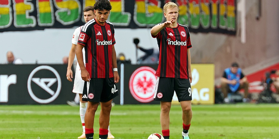 Einsatzbereit für Eintracht Frankfurt: Can Uzun und Jonathan Burkardt