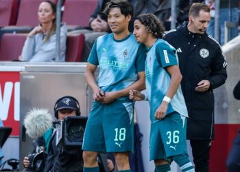 Erfolgreich bei Gladbachs erstem Sieg: Shuto Machino und Wael Mohya