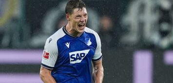18.10.2026, xydrx, Herren, Fußball, 1.Bundesliga, Borussia Mönchengladbach - TSG 1899 Hoffenheim, Saison 2026 2027, ista-Borussia-Park: Alexander Prass TSG 1899 Hoffenheim, 22 bejubelt den Sieg DFB regulations prohibit any use of photographs as image sequences and or quasi-video. *** October 18, 2026, xydrx, Men s, Soccer, Bundesliga 1, Borussia Mönchengladbach vs. TSG 1899 Hoffenheim, 20262027 season, at Borussia Park: Alexander Prass of TSG 1899 Hoffenheim, 22, celebrates the victory. DFB regulations prohibit any use of photographs as image sequences and/or quasi-video. Copyright: HMBxMedia/YannisxDreimann