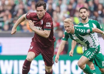 Überraschend stark: Gregoritsch (FC Augsburg) und Marco Grüll (Werder Bremen)
