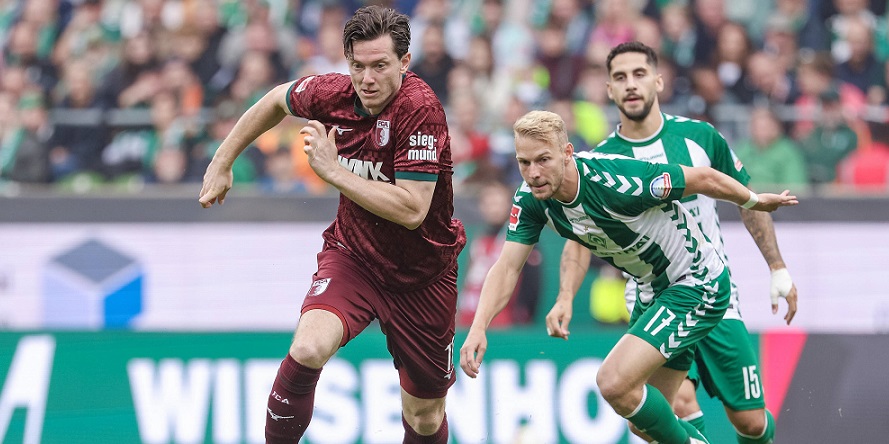 Überraschend stark: Gregoritsch (FC Augsburg) und Marco Grüll (Werder Bremen)
