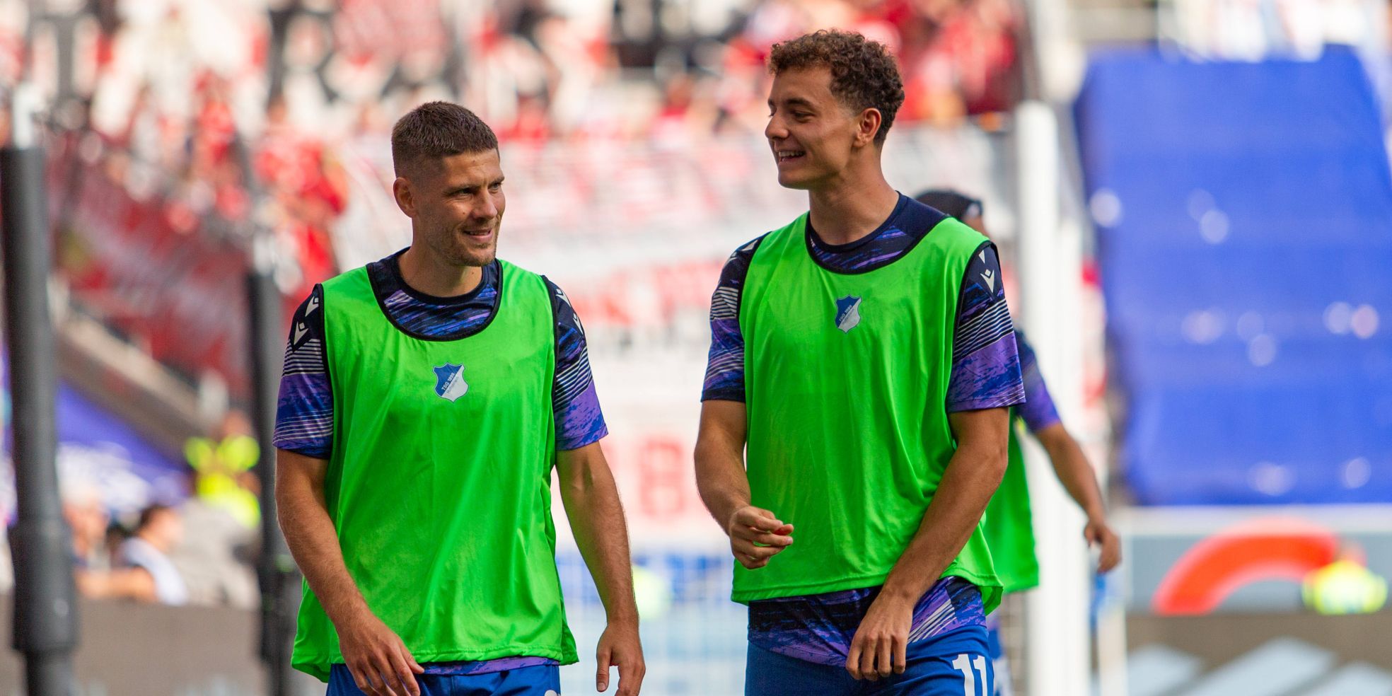 Andrej Kramaric und Fisnik Asllani von der TSG Hoffenheim
