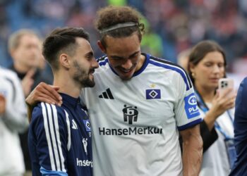 HSV: Fabio Vieira und Yussuf Poulsen