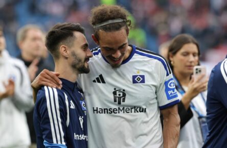 HSV: Fabio Vieira und Yussuf Poulsen