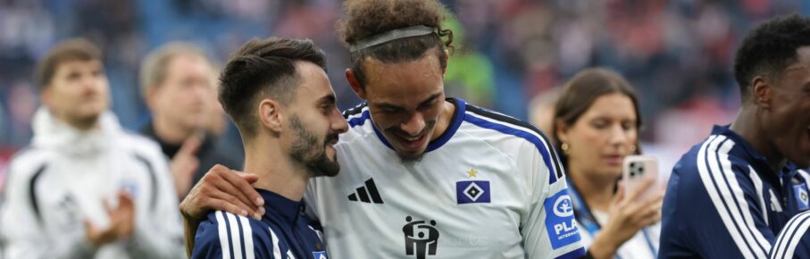 HSV: Fabio Vieira und Yussuf Poulsen
