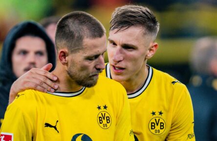 Waldemar Anton und Nico Schlotterbeck vom BVB