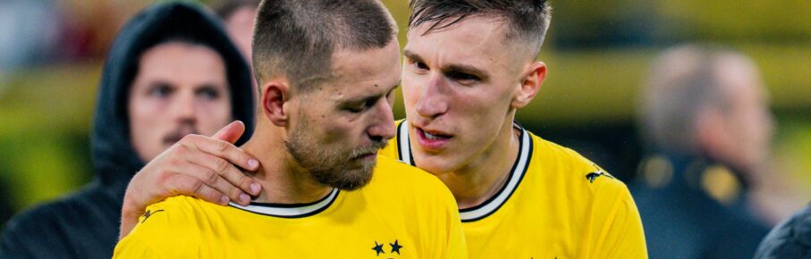 Waldemar Anton und Nico Schlotterbeck vom BVB