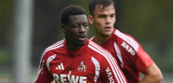 Ragnar Ache und Thijs Dallinga vom 1. FC Köln