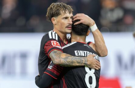Robin Koch und Fares Chaibi von Eintracht Frankfurt