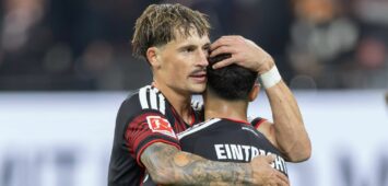 Robin Koch und Fares Chaibi von Eintracht Frankfurt