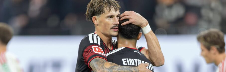 Robin Koch und Fares Chaibi von Eintracht Frankfurt