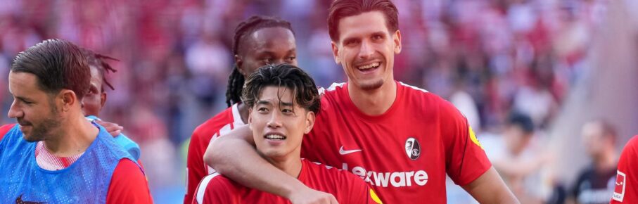 Yuito Suzuk und Igor Matanovic vom SC Freiburg