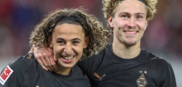 Gladbach: Wael Mohya und Hugo Bolin von Borussia Mönchengladbach