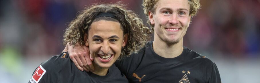 Gladbach: Wael Mohya und Hugo Bolin von Borussia Mönchengladbach