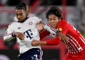 Rihito Yamamoto bei seinem Bundesliga-Debüt für den SC Freiburg.