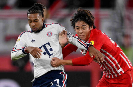 Rihito Yamamoto bei seinem Bundesliga-Debüt für den SC Freiburg.